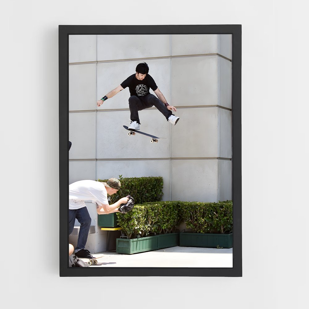 Poster Chris de cole – affiche Skateboard (vue 2)